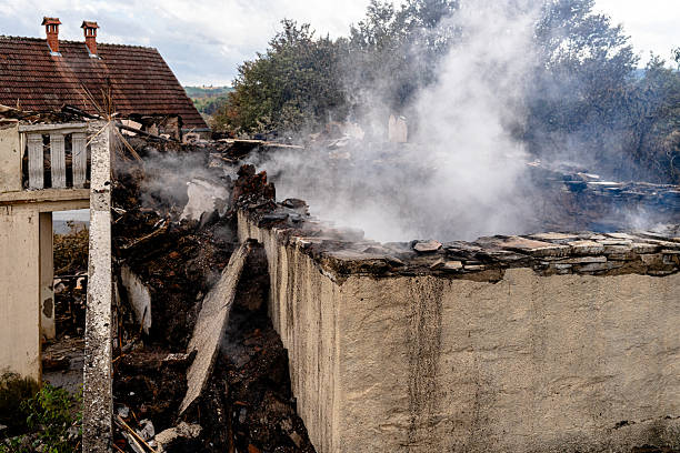Professional Fire Damage Removal technician working in New Egypt, NJ